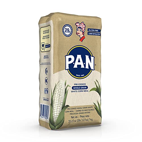P.A.N. Whole Grain White Corn Meal – Pre-cooked Gluten Free and ...