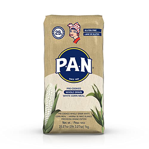 P.A.N. Whole Grain White Corn Meal – Pre-cooked Gluten Free and ...
