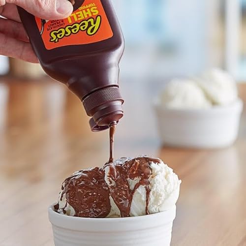 P&V Ice Cream Shell Topping Variety Pack – 3 Flavors: Peanut But...