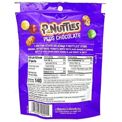 Adams &Amp; Brooks P-Nuttles Butter Toffee Peanuts Variety Pack Of 6