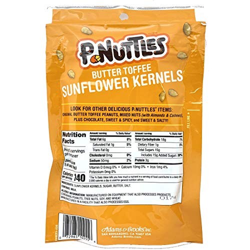 Adams &Amp; Brooks P-Nuttles Butter Toffee Peanuts Variety Pack Of 6