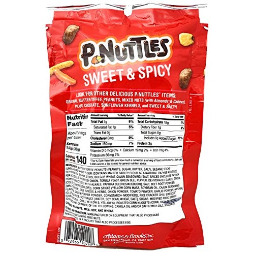 Adams &Amp; Brooks P-Nuttles Butter Toffee Peanuts Variety Pack Of 6
