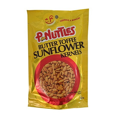 P.Nuttles Butter Toffee Sunflower Kernels 4.5 Oz - Pack Of 3 Su