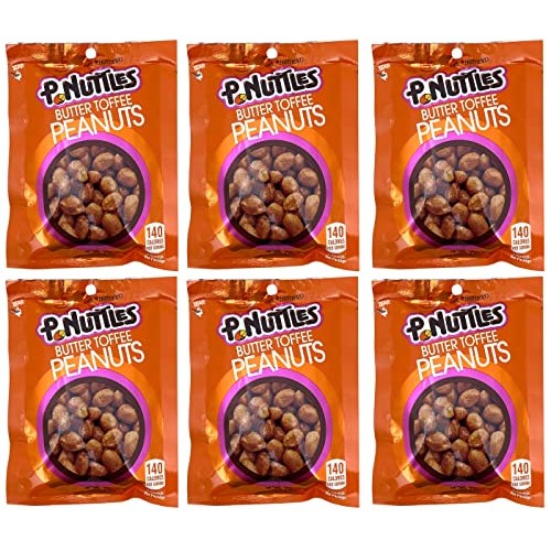 P-Nuttles Butter Toffee Covered Peanuts, Toffee Peanuts, 2 Ounce