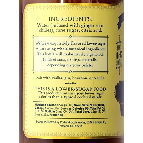 Portland Syrups Authentic Ginger Syrup 2-Pack