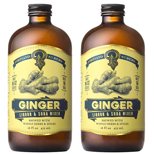 Portland Syrups Authentic Ginger Syrup 2-Pack