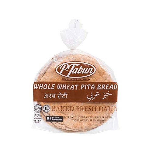 Pita bread whole wheat- P-tabun ❤️no gmo ✡️OU ☮️Vegan
