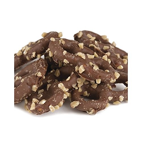 Chocolate Coated Mini Toffee Pretzels - One Pound