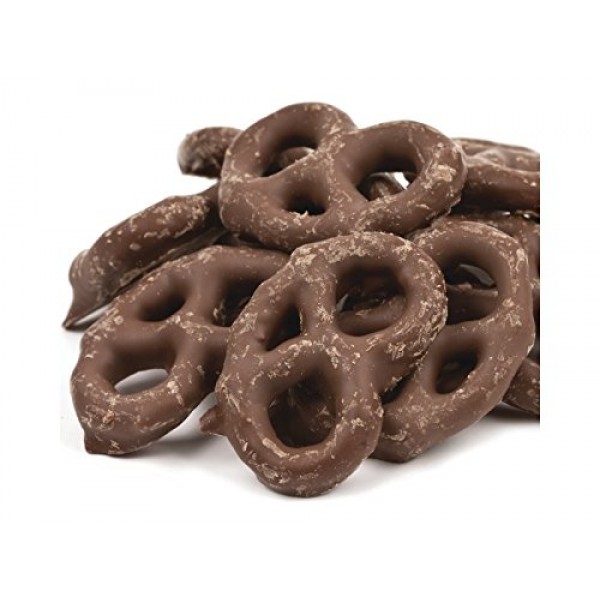 Chocolate Coated Mini Pretzels - One Pound - Pa Dutch Shoppes