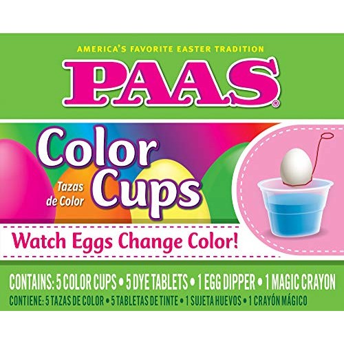 Paas Easter Egg Coloring Cup Kits - 3 Pack