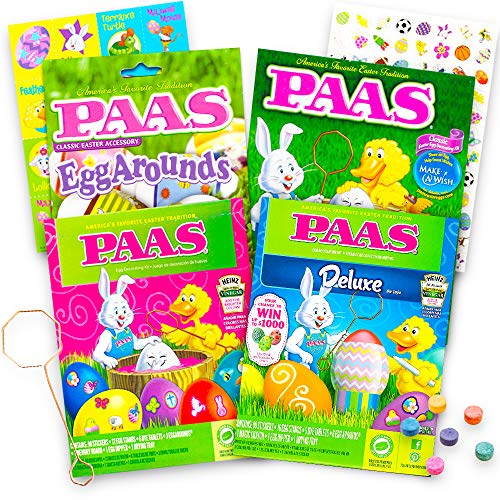 Paas Easter Egg Decorating Kit Variety Pack. Pack Of 4. Decorat
