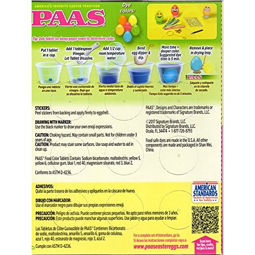 Paas Emoji Eggs Easter Egg Decorating Kit