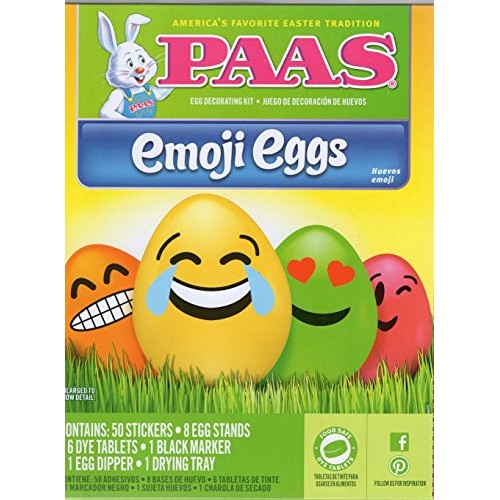 Paas Emoji Eggs Easter Egg Decorating Kit