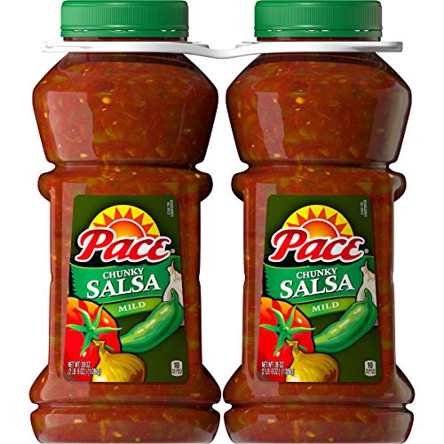 Pace Chunky Salsa, Mild, 38 Oz. Jar, 2Count