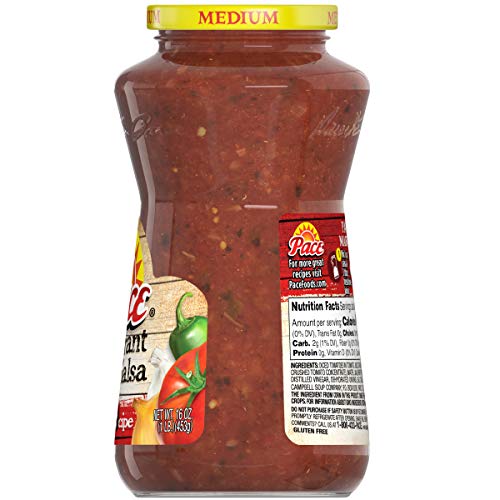 Pace Salsa, Restaurant Style Original Recipe, 16 Oz