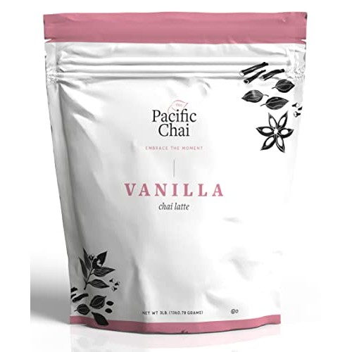 Pacific Chai Vanilla Chai Latte Powder Mix, Instant Hot, Iced or...