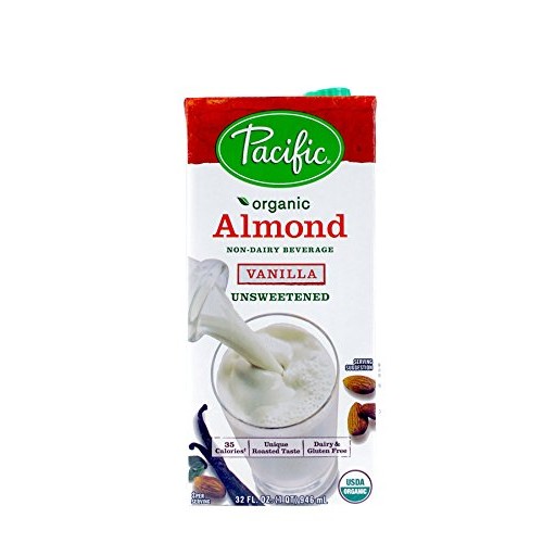 Pacific Foods Organic Almond Non-Dairy Beverage, Unsweetened Van