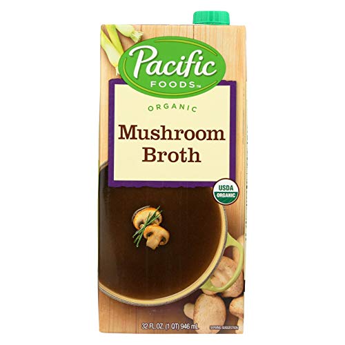 Pacific Foods Organic Mushroom Broth, 32 Ounce - 12 Per Case.