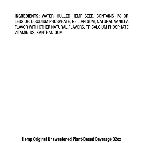 Pacific Foods Hemp Original Unsweetened Plant-Based Beverage, 32