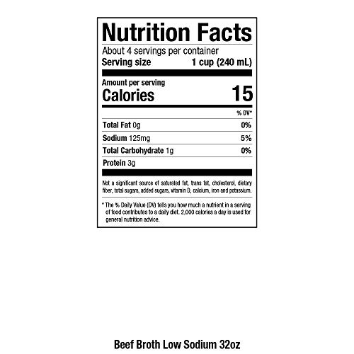Pacific Foods Low Sodium Organic Beef Broth, 32Oz