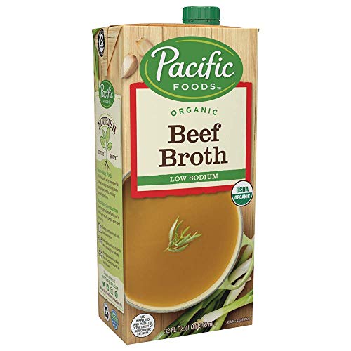 Pacific Foods Low Sodium Organic Beef Broth, 32Oz