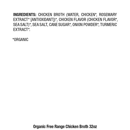 Pacific Foods Organic Free Range Chicken Broth, 32-Ounce Carton