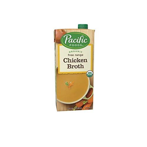 Pacific Foods Organic Free Range Chicken Broth, 32-Ounce Carton