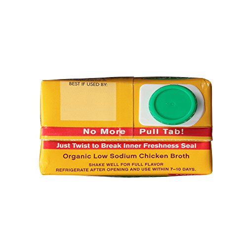 Pacific Foods Organic Free Range Chicken Low Sodium Broth, 32 Oz