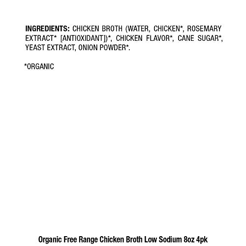 Pacific Foods Organic Free Range Low-Sodium Chicken Broth, 8-Oun