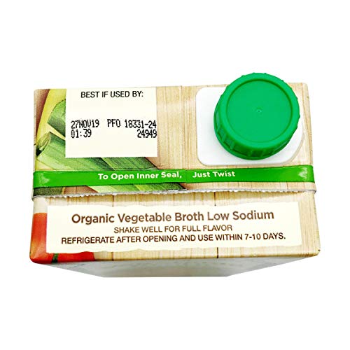 Pacific Foods Organic Low Sodium Vegetable Broth, 32 Oz