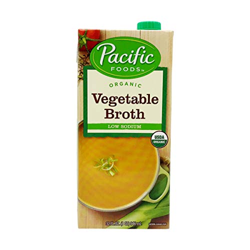 Pacific Foods Organic Low Sodium Vegetable Broth, 32 Oz
