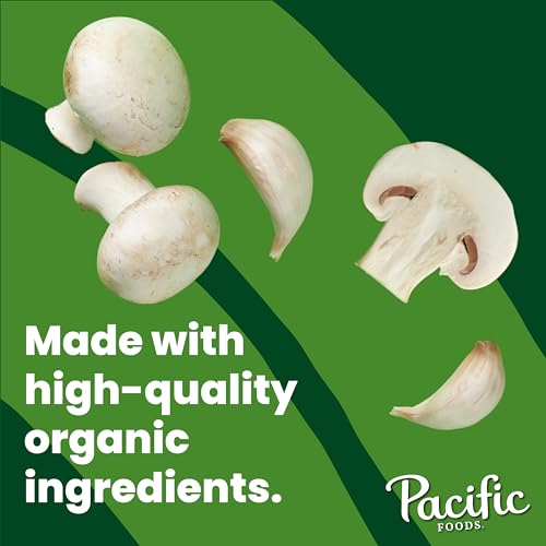 Pacific Foods Organic Mushroom Broth, 32 oz Carton Case of 12