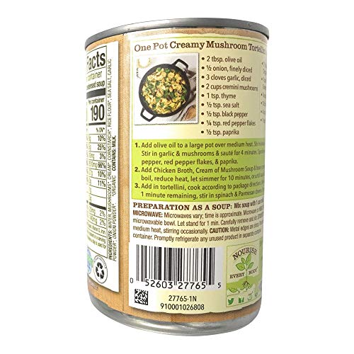 Pacific Foods Organic Mushroom Condensed Soup, 10.5 Oz