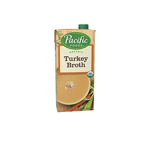 Pacific Foods Organic Turkey Broth, 32-Ounce Cartons, 12-Packs K