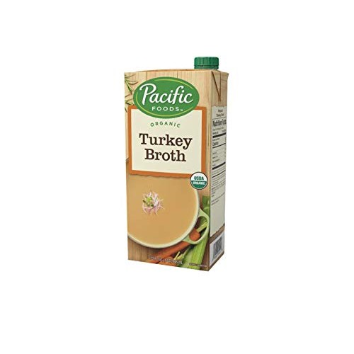 Pacific Foods Organic Turkey Broth, 32-Ounce Cartons, 12-Packs K