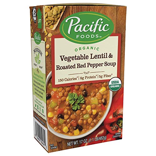 Pacific Foods Organic Vegetable Lentil &Amp; Roasted Red Pepper Soup