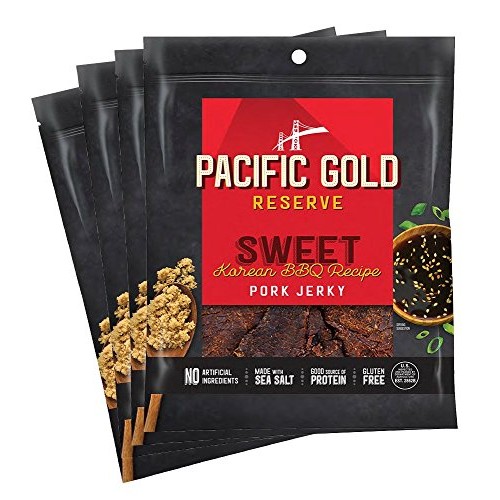 Pacific Gold Reserve Sweet Korean Bbq Pork Jerky, 2.5 Ounce Pac