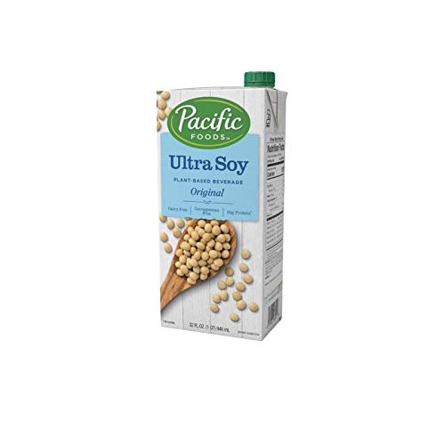 Pacific Foods Ultra Soy Non-Dairy Beverage, Original, 32-Ounce,