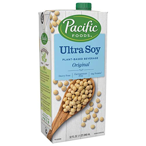 Pacific Foods Ultra Soy Non-Dairy Beverage, Original, 32-Ounce,