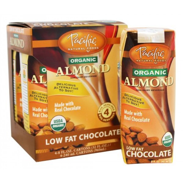 Pacific Natural Naturaly Almond Chocolate Low Fat Beverage 6x4x...