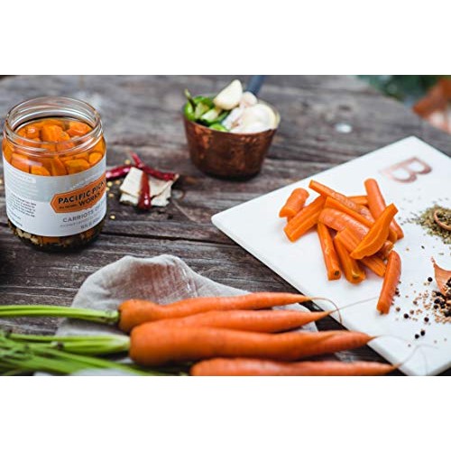 Carriots Of Fire 2-Pack - Spicy Pickled Carrot Sticks 16Oz