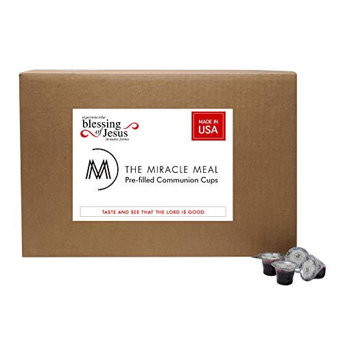 The Miracle Meal | 1 Box Of 1000 Pre Filled Communion Cups With