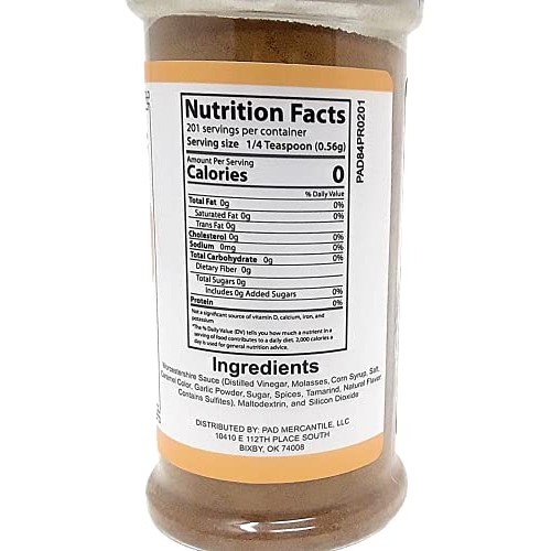 Worcestershire Sauce Powder 4Oz Gluten Free For Steaks Dips Bbq