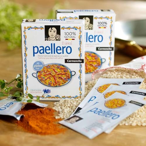 Paellero Paella Seasoning from Spain (5 packets) (Pack of 2)