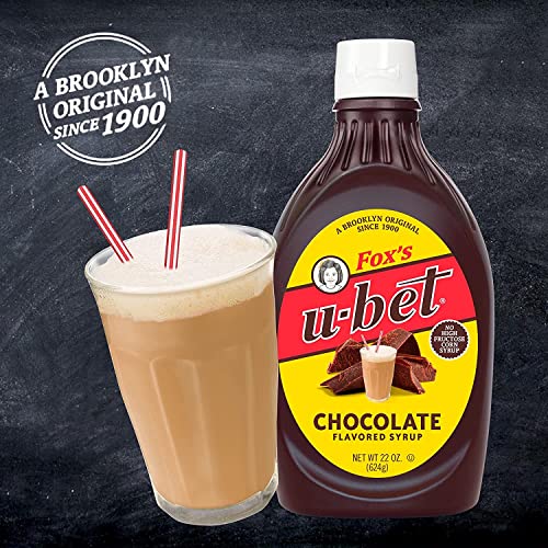 Fox’s U-bet Chocolate Flavored Syrup — A Brooklyn Original, 20OZ...