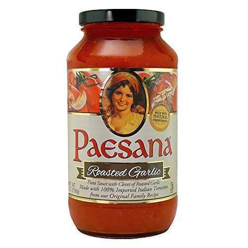 Paesana Traditional Roasted Garlic Pasta Sauce — Gluten Free, Ve