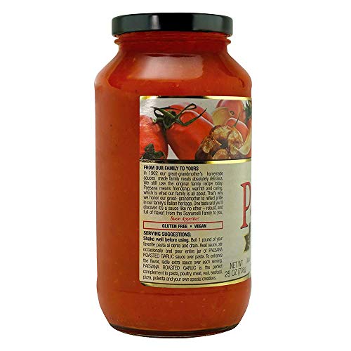Paesana Traditional Roasted Garlic Pasta Sauce — Gluten Free, Ve