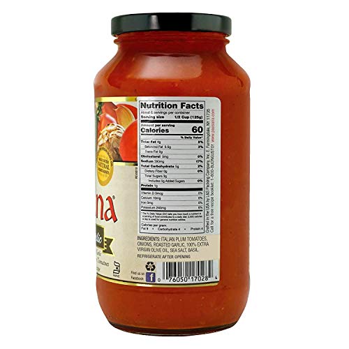 Paesana Traditional Roasted Garlic Pasta Sauce — Gluten Free, Ve