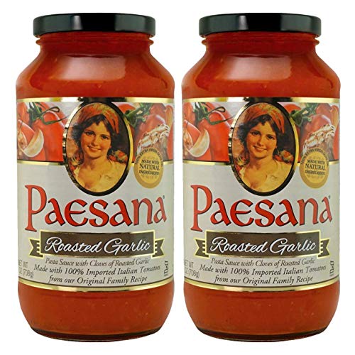 Paesana Traditional Roasted Garlic Pasta Sauce — Gluten Free, Ve