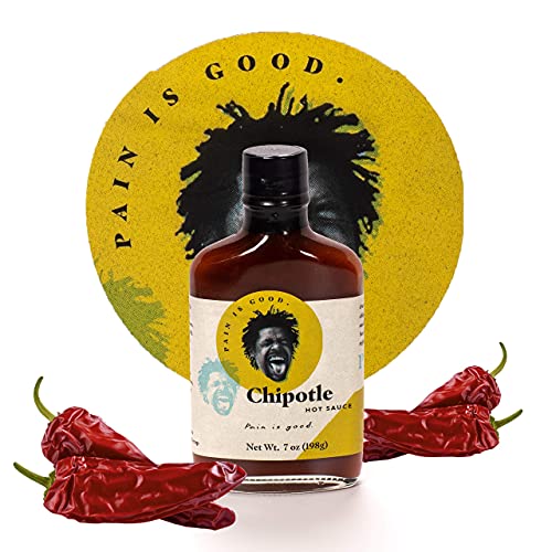 Chipotle Pepper Hot Sauce - 7Oz Bottle - Made In Usa With Jalape